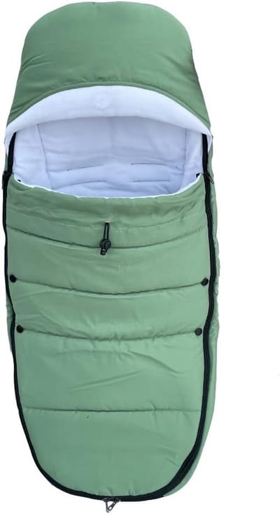 Universele baby kinderwagen voetenzak - Warme fleece en waterdichte stof - Inclusief draagtas en machinewasbaar