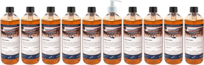 Handzeep Orange 500 ml - set van 10 stuks - met gratis pomp - Voordeelverpakking
