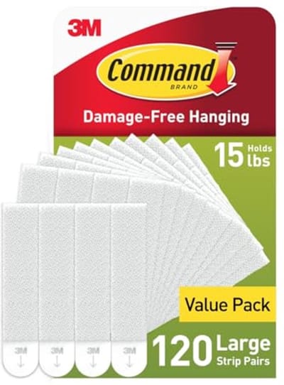 Verwijderbare Hanging Strips voor Schadevrij Decoreren - 20 Stroken