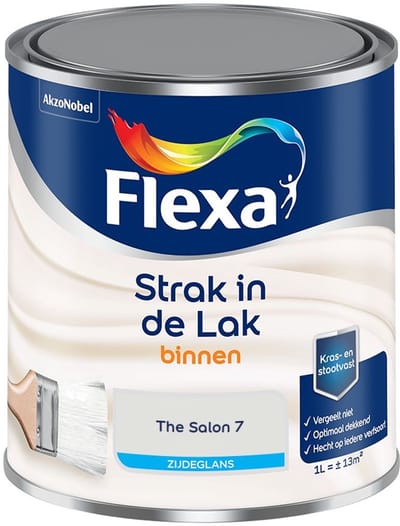 Flexa - Strak In De Lak Binnenlak Zijdeglans - The Salon 7 - Mengverf - 1 L
