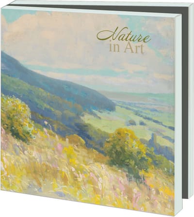 Kaartenmapje met env, vierkant: Nature in Art