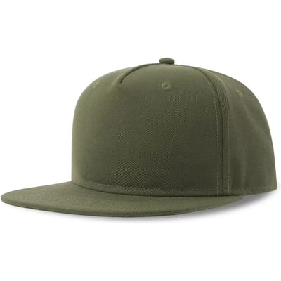 Atlantis Headwear Snap Five-S AT530 - OLIVE - One size