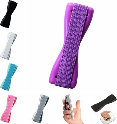 Sling grip Smartphone anti-slip greep - LB-454 Universele ring vinger telefoon houder - Vingergreep - Vingerhouder Elastische Band Zelfklevende finger holder - Paars