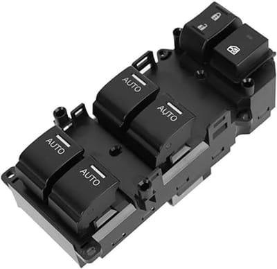 Raamschakelaar Paneel - Elektrische Raamschakelaar - Auto Interieur - Directe Plug en Play - 1 Stuk - Zwart