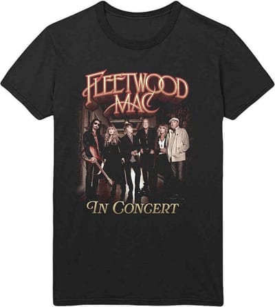 Fleetwood Mac - In Concert Heren T-shirt - M - Zwart