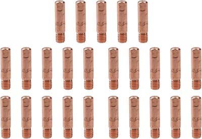 0.6mm Mig Lasser Ronde Contact Tips voor Euro Fakkels - 25 Stuks