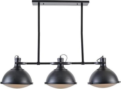 Vintage Industrieel - Hanglamp - 3 Lichts - Kantelbaar - Ø 35 cm - Zwart