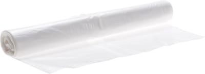 Plastic afvalzak HDPE 48x50 cm 12µ - transparant