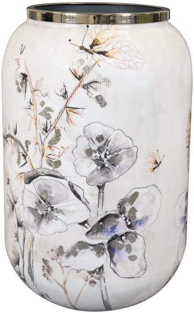 TS Collection - Vaas Moonlight meadow - 30x42 - Metaal & Epoxy - Exclusieve woonitems voor binnen - Handgemaakt - Unieke print - Designed by Lammie