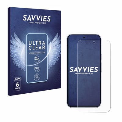 Savvies - Screenprotector voor Google Pixel 10 Pro XL - Folie Beschermfolie transparant 6 Stuks