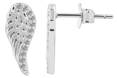 AKZENT Akzent damesoorbel "Gela" van 925 sterling zilver, gerhodineerd, duurzaam