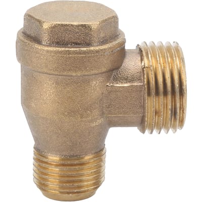 Clapet anti-retour 2 voies Laiton Compresseur d'air Fileté Raccords Clapet anti-retour 1 2x3 8