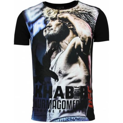 The Eagle Nurmagomedov - Men's UFC Khabib T-shirt Heren - Zwart