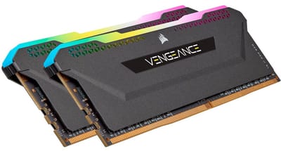 Corsair Vengeance RGB PRO SL DDR4-3200 - 32GB - CL16 - Dual Channel (2 pcs) - AMD Optimized - Zwart met RGB