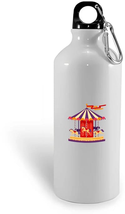 Hacebo® - Draaimolen waterfles - Kind - Paarden liefhebbers - Kermis - attractie - water fles - 400ML