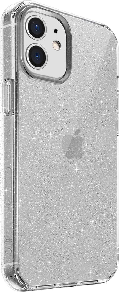 Uniq - iPhone 12/12 Pro, hoesje lifepro tinsel, transparant