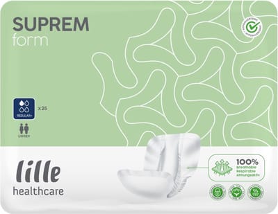 Lille Suprem Form Regular PLUS - Anatomisch verband - Incontinentieverband - 4 x 25/stuks