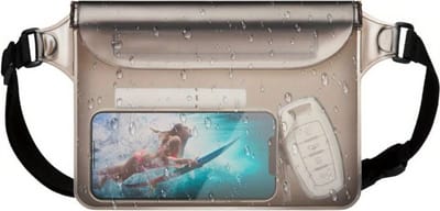 Bovista Waterdichte Telefoonhoesjes - Waterdicht Telefoonzakje - Waterproof Festival Opbergtasje - Documententasje - Waterbestendig - Zwart