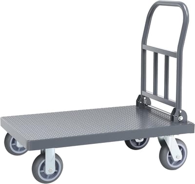 500 kg Platformwagen - Zware Antislip Transportwagen voor Efficiënte Verhuizing