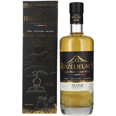 Rozelieures Whisky G. Rozelieures TOURBÉ (PEATED) COLLECTION Single Malt Whisky 46% Vol. 0,7l in geschenkverpakking