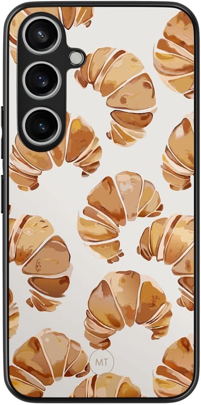 Hoesje geschikt voor Samsung Galaxy A55 - Croissant - TPU Hard Case Backcover - Beige - Mooie Telefoonhoesjes