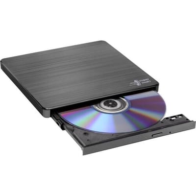Hitachi - LG GP60NB60 Slanke Draagbare DVD-Writer - DVD writer - USB 2.0 - Zwart