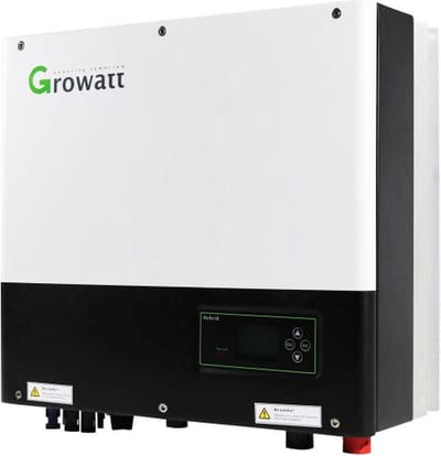 Growatt 5kWp Glas Glas PV-systeem Met SPH5000TL3-BH-UP