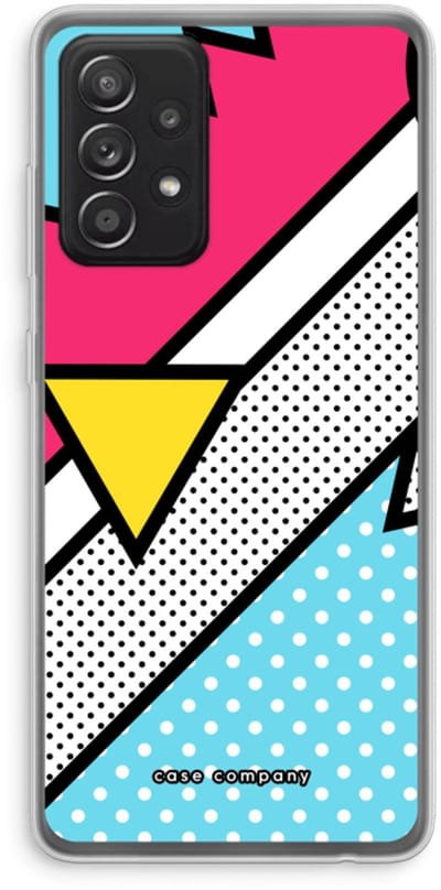 Hoesje geschikt voor Samsung Galaxy A52s 5G hoesje - Pop Art #3 - Soft Cover Telefoonhoesje - Bescherming aan alle Kanten en Schermrand
