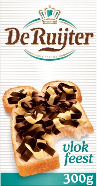 De Ruijter - Vlokfeest Chocoladevlokken - 300 g