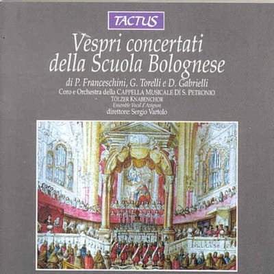 Coro E Orchestra Della Cappella Musicale Di S. Maria Dei Servi Di Bologna - Vespri Concertata della Scuola Bolognese (CD)
