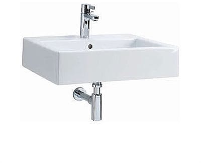 Kolo Twins - Wastafel, 60x46 cm, met 1 kraangat, wit L51160000