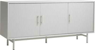 Dressoir Greige Metaal - 3-Deuren - 160x45x75cm - Palma - Giga Living