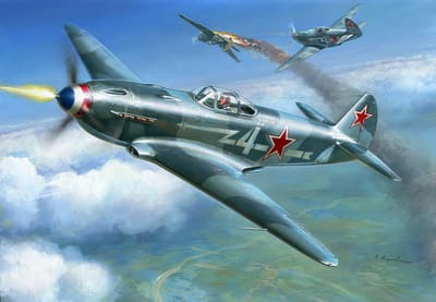 Zvezda Modelbouwpakket Militaire voertuigen - 7301 Yak-3 Plane Soviet fighter Plastic - 1:72 - Modelbouw