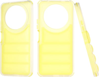 Hoesje geschikt voor Xiaomi Redmi A3/A3x - Techsuit Wave Shield Shockproof Hard Case Back Cover - Geel