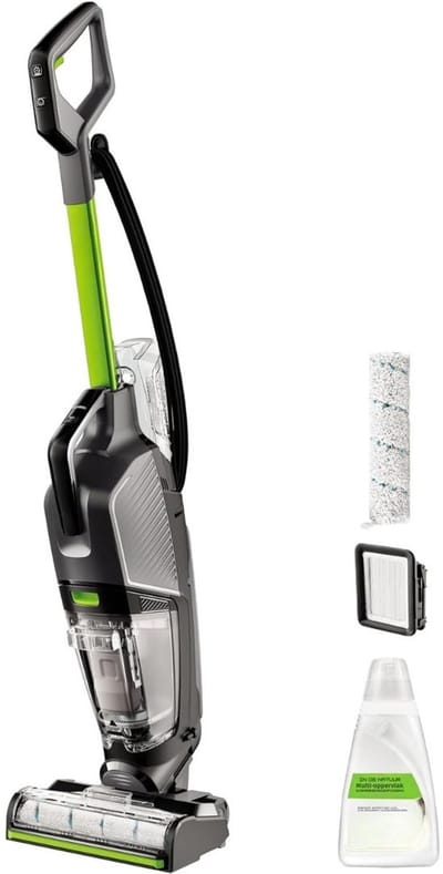 DYNA® Steelstofzuiger met snoer - Steelstofzuiger - Stofzuiger - Grijs/Groen - ‎25cm x 27cm x 112cm