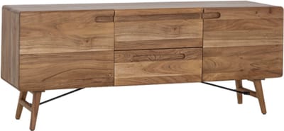 Tower Living Dressoir Aura acaciahout 210 cm - Naturel