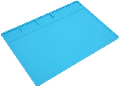 Store_9 - Antistatische Hittebestendige Silicone Soldeermat - Ideaal voor Elektronica Reparatie - 1 eenheid - Gegroefd Ontwerp - Handig voor Solder...