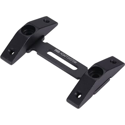 BBB Bidonhouder Zwart  - BBC-113 bidonhouder bracket DualMount mat zwart - one size