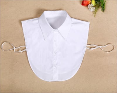 Blousekraag Dames - Losse kraag - Wit - kraagje - Puntkraag - Overhemd vervanging - Blouse