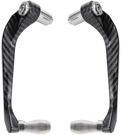 Dailygoods- Handbeschermers Skeeleren - Carbon Fiber/Aluminium Legering - 22mm Beugel - Stabiele/Duurzame Prestaties - Verbeterde Remprestaties - Bescherming tegen Handletsel