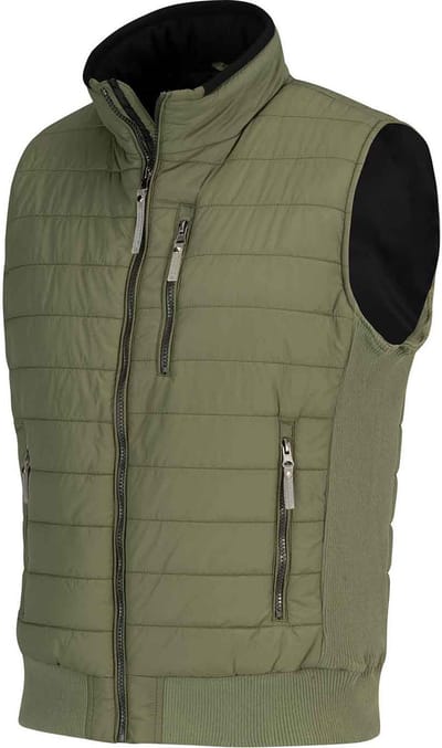 BJØRNSON Alec Bodywarmer 4 seizoenen Heren - Outdoor - Maat S - Olivine groen