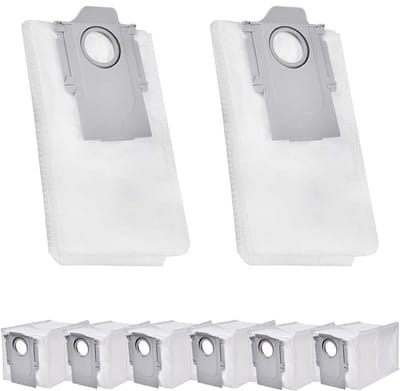 8 stofzuigerzakken – Accessoires voor robotstofzuigers – Filters – Voor Roborock Q Revo, Qrevo Slim, Qrevo Master, Q Revo Curv