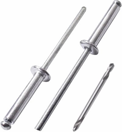 Blindklinknagels Aluminium - Popnagels Staal - Verbindingen Maken - Klinknagelverbindingen - 4 x 20 mm - Aluminium