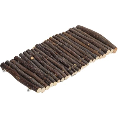 Pont en arc en bois pour hamster, échelle, lapin, petits animaux, cage pour animaux de compagnie, accessoires M M gray
