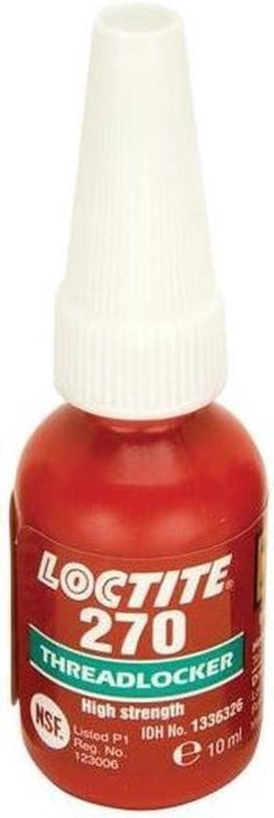 LOCTITE 270 Schroefdraadborgmiddel Rood 10ml - Hoge sterkte