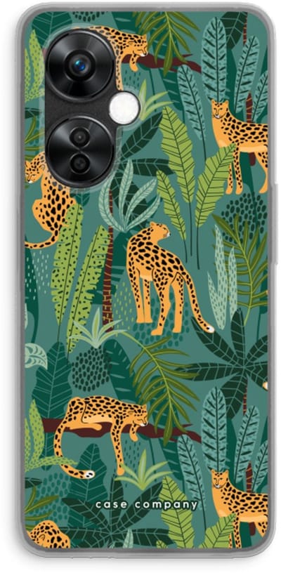 Case Company® - Hoesje geschikt voor OnePlus Nord CE 3 Lite hoesje - Luipaard 2 - Soft Cover Telefoonhoesje - Bescherming aan alle Kanten en Schermrand