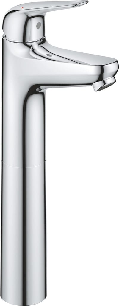 GROHE QuickFix Swift eengreepsmengkraan voor vrijstaande wastafels met push-open waste set - XL-Size - Waterbesparend - Chroom