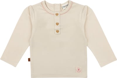 Frogs and Dogs - T-shirt effen LS | Sheer Pink - Katoen - Maat 50/56