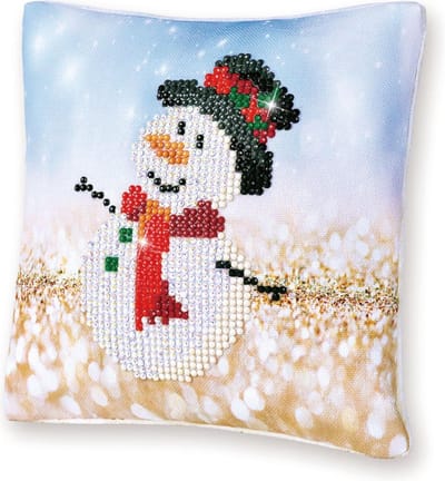 Snowman Top Hat Diamond Dotz 18x18 cm