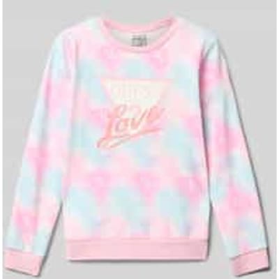 Sweatshirt van puur katoen met logoprint, model 'Active'